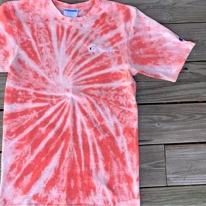 Vintage 90s Champion Reverse Weave Tie Dye Shirt